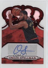 2018-19 Panini Crown Royale Rookie Red 55/99 Omari Spellman #CR-OSP Auto 05l9