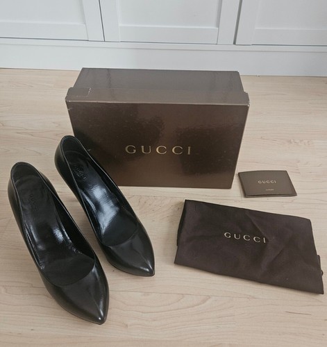 GUCCI Pumps schwarz Gr. 39,5 Leder - Bild 4 von 12