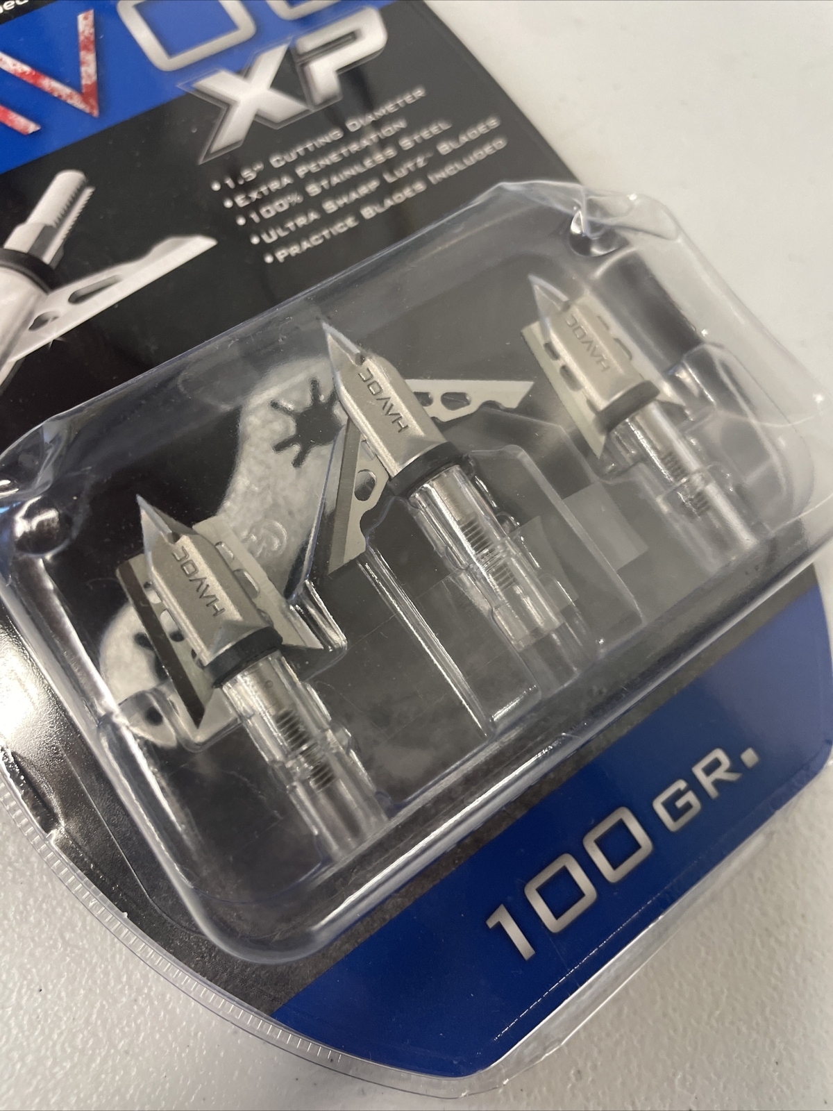 Set of 3 G5 Havoc XP Broadheads 100 grain Expandable 1.5" Bows Low