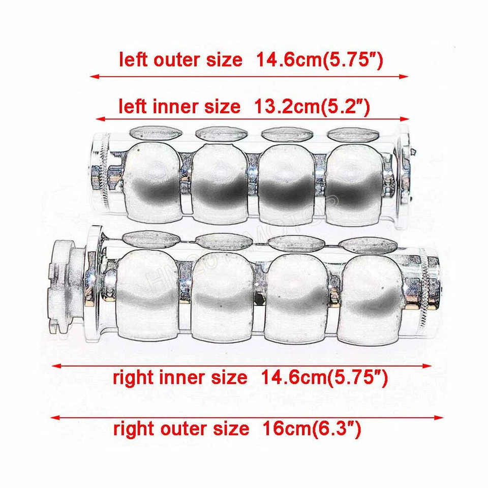 Empuñadura de extremo de manillar de 1" para Suzuki Intruder Volusia 800 VL800 VS 800 1400 Foto 2 de 4