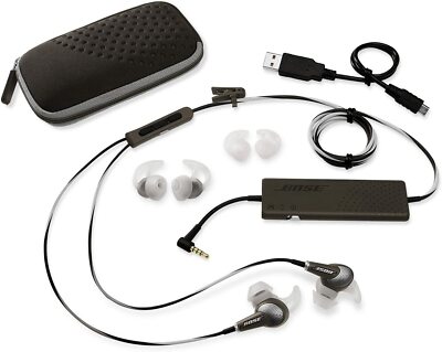 BOSE QuietComfort QC20 Acoustic Noise Cancelling Headphone Grey