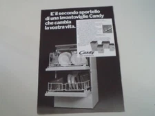 advertising Pubblicità 1971 LAVASTOVIGLIE CANDY