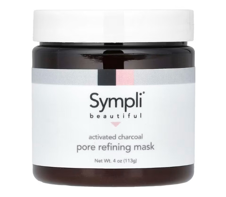 Sympli Beautiful, porenverfeinernde Beauty-Maske mit Aktivkohle, 113 g