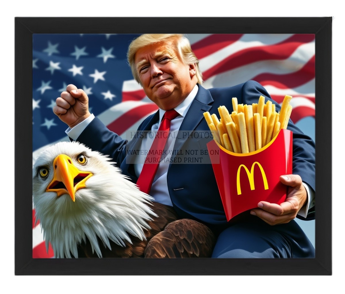 Un águila Calva Atacó A Donald Trump Durante Una Sesión De Fotos (VIDEO - Foto 12