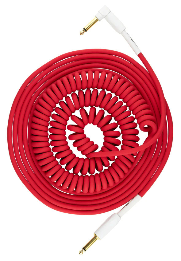 Инструментальный кабель Pig Hog с половинной обмоткой - 30 футов - Candy Apple Red