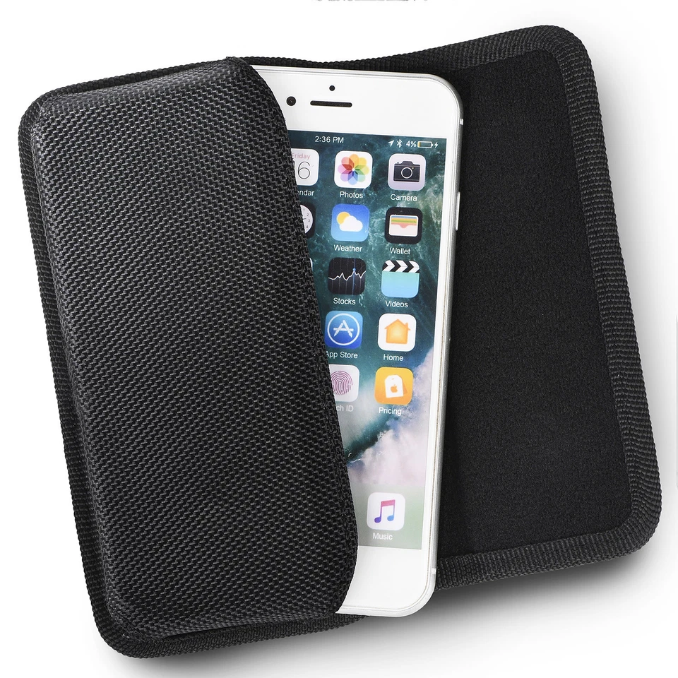 水平皮带夹环皮套保护壳 保护袋 适用于 iPhone 8 Plus/X /三星 — 第 3/4 张图片