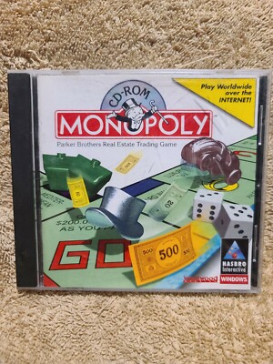 Shelf62J VINTAGE PC GAME/SOFTWARE~monopoly