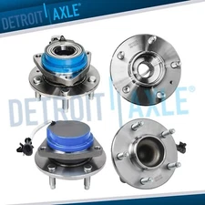 RWD Front and Rear Wheel Bearings Hubs for 2003 - 2007 Cadillac STS CTS 5-Lug