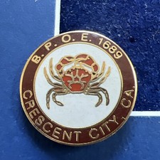 B.P.O.E. #1698 Crescent city California Pinback