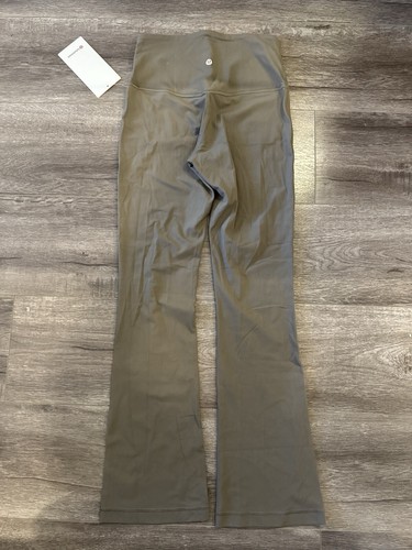NEW Lululemon Align Rib Mini-Flare Xshort Size 6 Grey - Picture 2 of 3