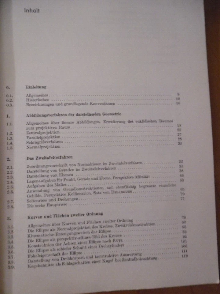 DARSTELLENDE GEOMETRIE Mathematik für Lehrer Studienbücherei 1976 DDR-Schulbuch - Bild 3 von 4