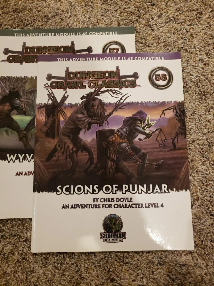 Lote de 3 juegos DCC RPG Goodman, RPG, #'s 55, 56 y 57! 🔥🔥🤯🤯 Foto 3 de 4