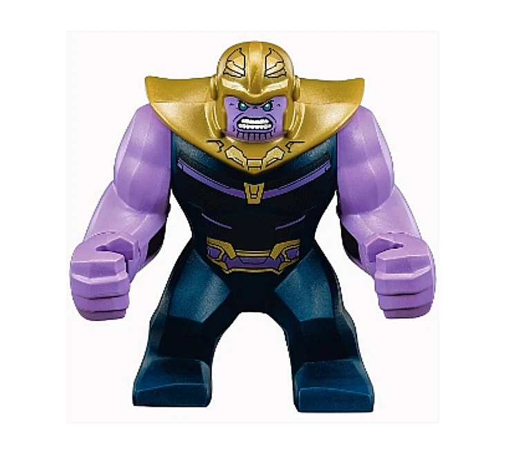 Lego Thanos 7610 Big Figure w/ Lavender Arms Avengers Super Heroes  Minifigure