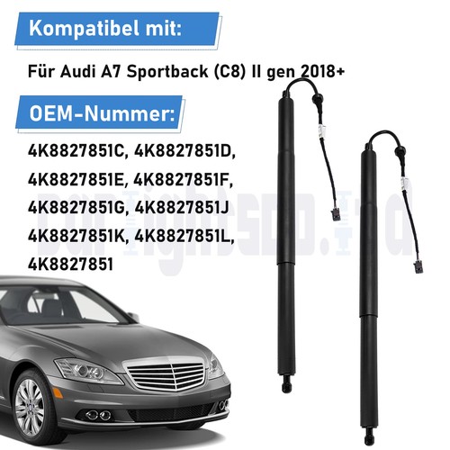2x Elektrische Heckklappe Kofferraum Für Audi A7 (C8) II gen 2018+ 4K8827851 - Picture 2 of 14