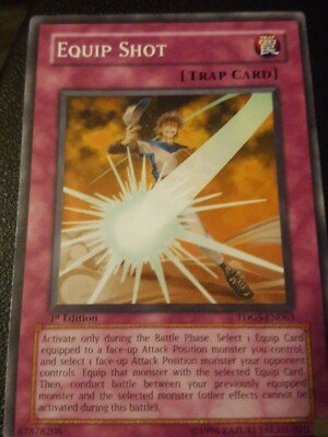 Yugioh! Equip Shot - TDGS-EN063 - Common - 1st Edition Near Mint, English | eBay Yugioh! Equip Shot - TDGS-EN063 - Common - 1st Edition Near Mint, English | eBay