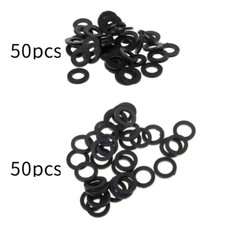 50pcs Silicon Flat Gasket O-Ring Seal Washer Ring Plumbing Faucet Washer Sealing