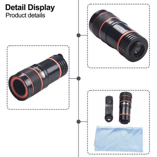 Kit objectif appareil photo téléphone professionnel pour gros plans et paysage
