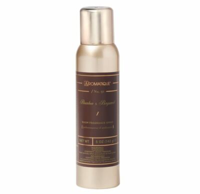 Aromatique Bourbon & Bergamot Scented Aerosol Room Spray 5 oz.(142ml)