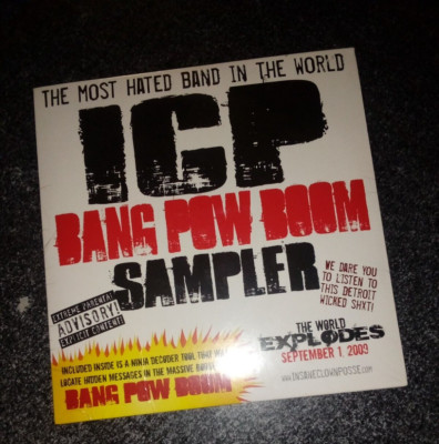 INSANE CLOWN POSSE-Bang Pow Boom Sampler~BRAND NEW SEALED CD~ICP~NINJA ...