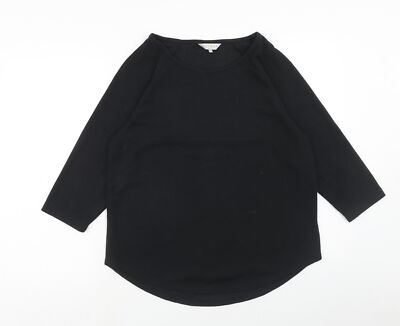 Muskatnuss Damen schwarz Polyestermischung T-Shirt Größe 12