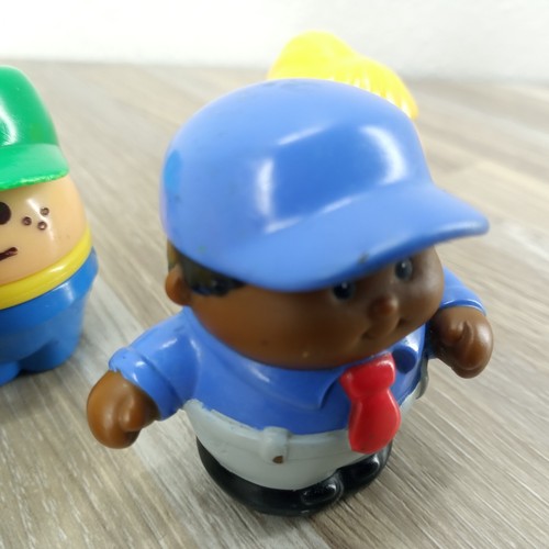 4 Little Tikes Vintage Toddle Tots Blonde Hat Chunky Figures African Tie Hat - Picture 4 of 8