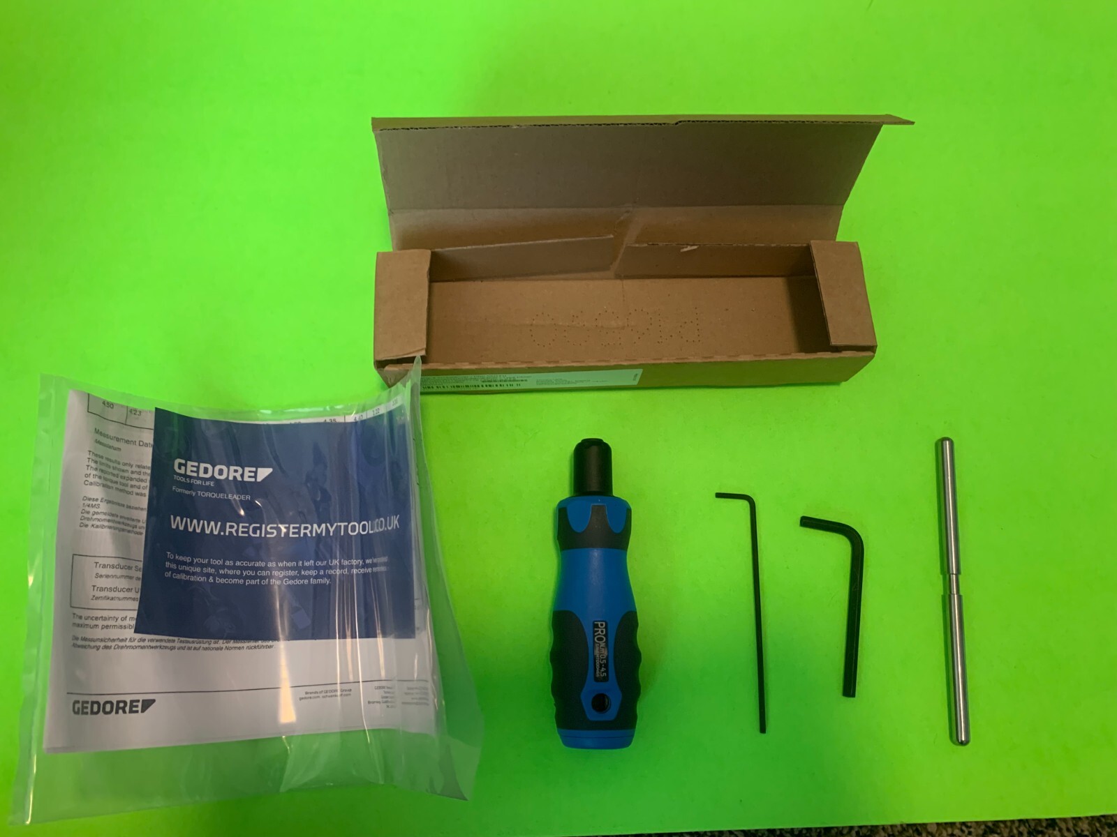 SCREWDRIVER PRO 450 FH TORQUE, 0.5 TO 4.5N-M, NEW!!