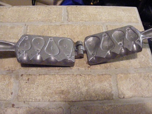 C PALMER 202 FISHING SINKER LEAD MOLD MOULD 4 CAVITY Variety Sizes 