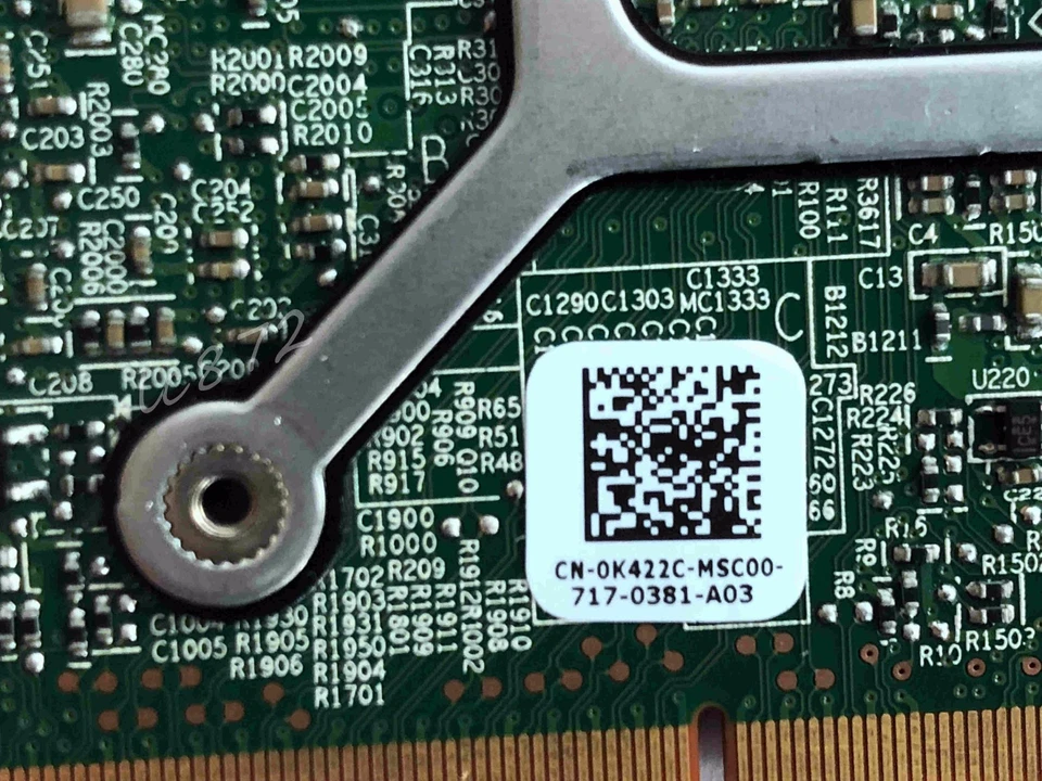 Dell Precision 7510 W5170M 2GB GDDR5 AMD FirePro M5100 Video Card K422C - Image 2 of 3