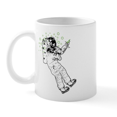CafePress Drunk Astronaut Mug 11 oz Ceramic Mug (155813008)