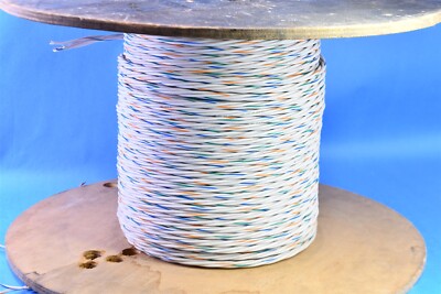 Raychem 90' ETFE 4-Conductor 12 AWG Cable Wire Mil-Spec M27500-12TE4U00
