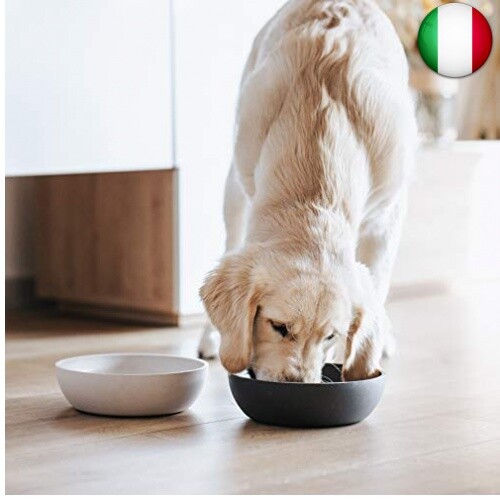 District 70 – 5344 – Ciotola per Cani Bamboo – Grigio Scuro – Medio: 17,5 x 17,5 - Foto 3 di 7
