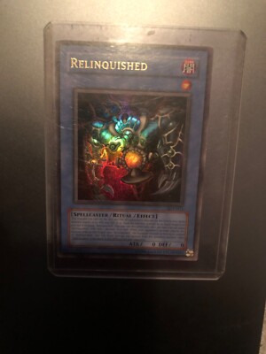 Yu-Gi-Oh Card: Relinquished SDP-001 Ultra Rare 1st Edition