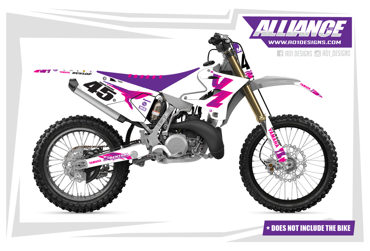 RETRO Graphics Kit for Yamaha YZ250 (2016-2021) | eBay