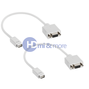 2x Mini Dvi Para Vga Cabo Adaptador De Vídeo Do Monitor Para Apple Imac E Macbook | eBay