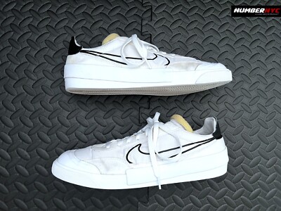 Nike Drop-Type Hybrid CQ0989-101 Men s Shoes Size 10.5 White Black 2019