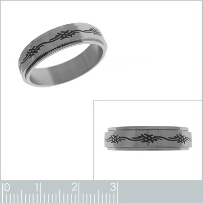 Bague Homme Anti-stress En Acier Inoxydable - Taille 66 Disponible - Neuve Avec étiquettes
