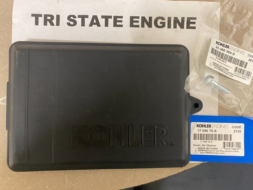 Genuine OEM Kohler COVER AIR CLEANER ASSY Part# 22 096 16-S - Foto 2