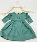New Listing1995 Pleasant Company Kirsten Work Dress w/cream ribbons American Girl Pls Read