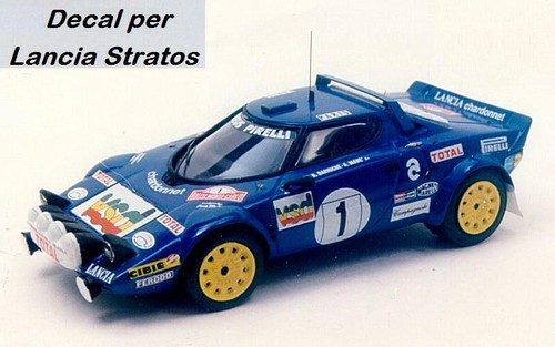 Lancia STRATOS - VSD - Rally MONTECARLO 1980 - DECAL 1/24 - Picture 2 of 2