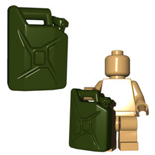 Custom GAS CAN Accessory for Minifigures -Pick your Color WWII Truck MOC