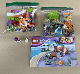 LEGO Friends 41099 Heartlake Skate Park 1 Minifigure 199 Pieces No Box Preowned