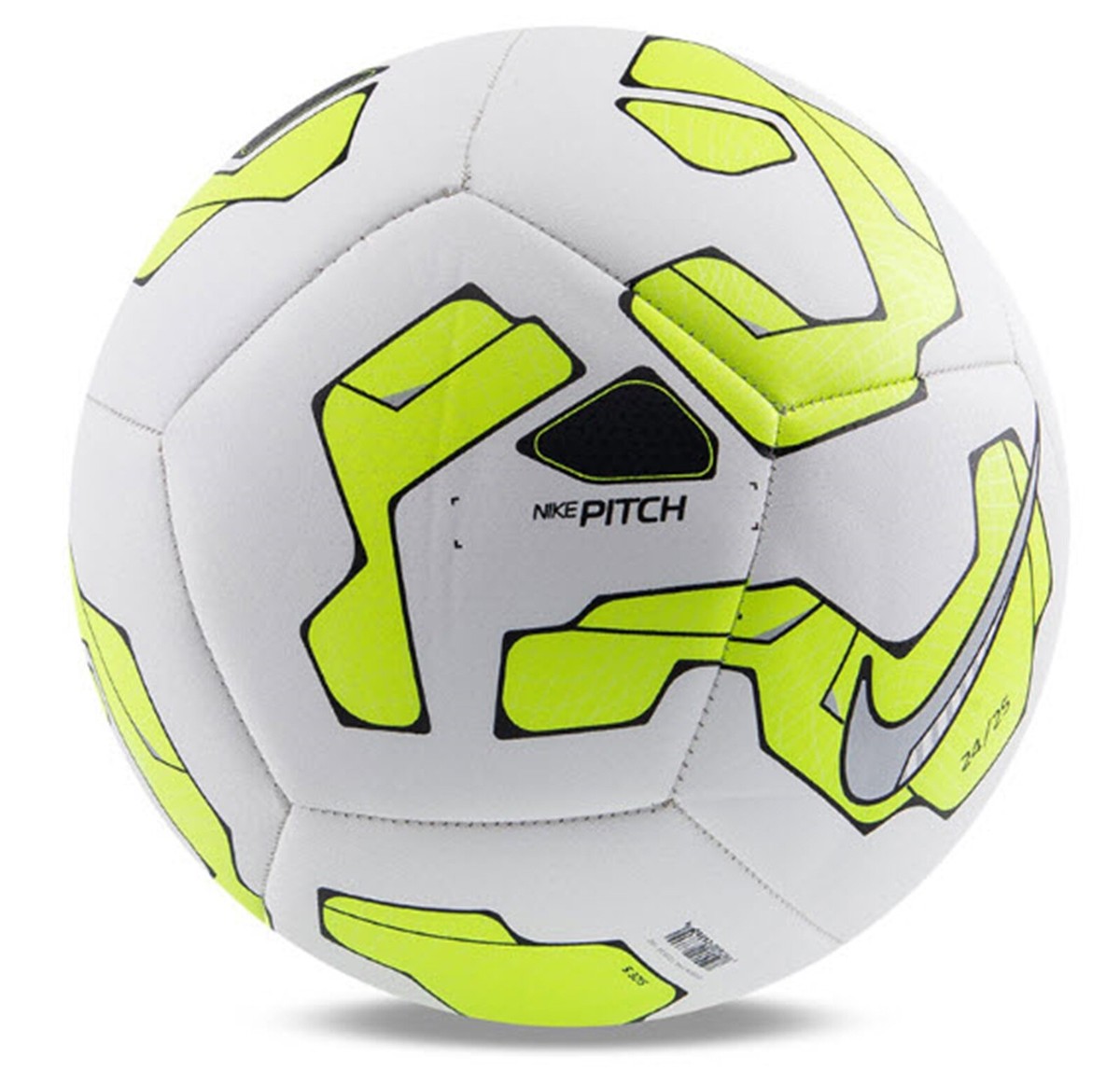 Nike Unisex Pitch Soccer Ball White Volt Football Futsal GYM Balls