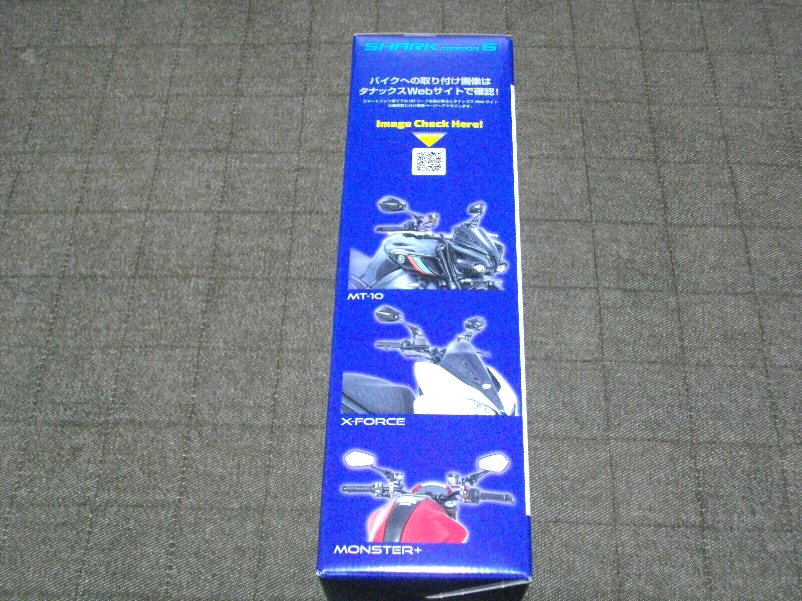 Tanax  Shark Mirror 6 Black,10mm Left and Right NA-013 New Japan