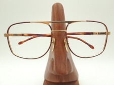 Vintage London Fog Tortoise Gold Metal Square Pilot Pilot Sunglasses Frames