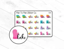 1334~~Bake Planner Stickers.