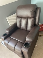 Brown Leather Recline chair