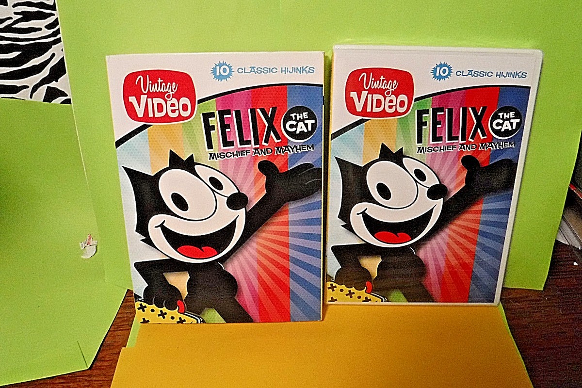 NEW/SEALED DVD! VINTAGE VIDEO FELIX THE CAT MISCHIEF & MAYHEM! +