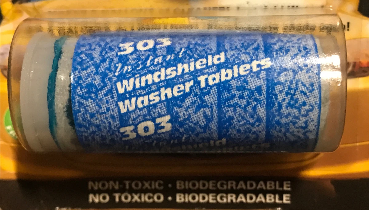 Windshield Washer Fluid Tablets, Each Tablet Makes 1Gallon of Washer