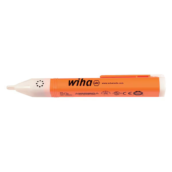 Voltage Detector, 110 to 250V AC, 6 in Length, Audible, Visual Indication, CAT