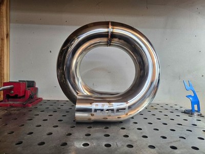 3.5'' EXHAUST LOOP, STAINLESS EQUAL LENGTH, CHEVY, DODGE, FORD SLIP FIT/ WELD ON